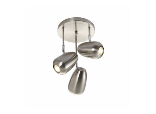 Lampa wisząca 3-płomienna Pam GU10 nikiel mat