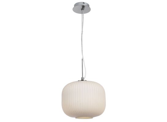 Lampa wisząca 1-płomienna Premio E27 nikiel mat