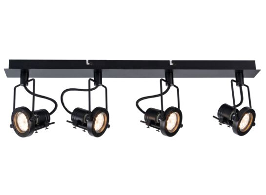 Listwa 4-płomienna Fiji GU10 czarny