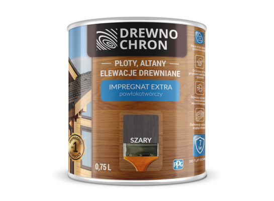 Impregnat EXTRA powłokotwórczy szary 0,75 l