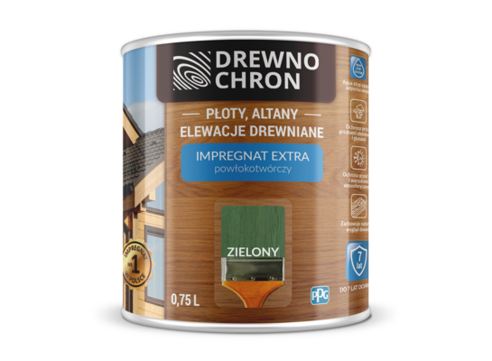 Impregnat EXTRA powłokotwórczy zielony 0,75 l