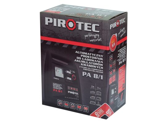 Prostownik automatyczny PA 8 x 1 PIROTEC