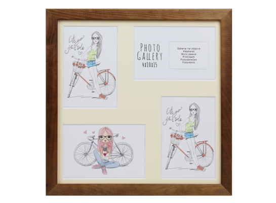 Galeria na zdjęcia drewniana 4 x 10 x 15 cm