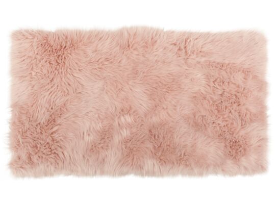 Dywan Skóra Patchwork 150 x 200 cm róż