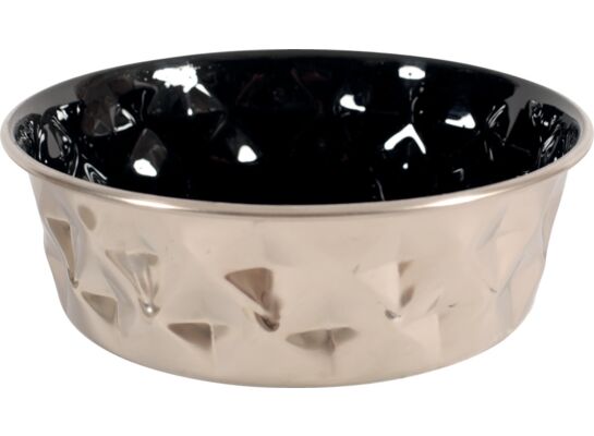 Miska inox DIAMOND 1,8 l czarna ZOLUX