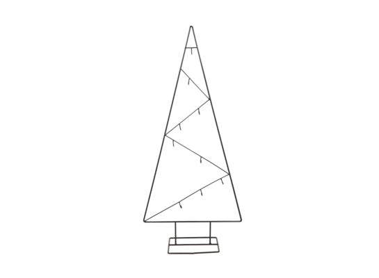 Choinka metalowa z zawieszkami 16 x 50 x 105 cm