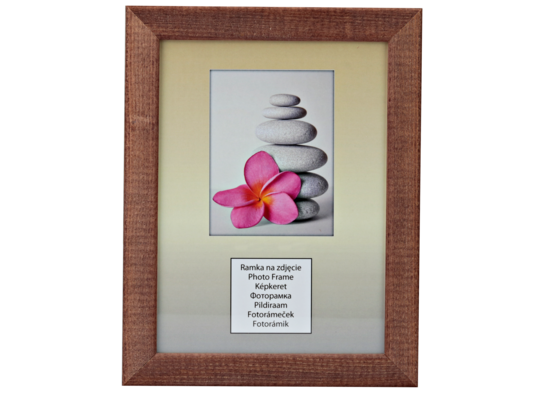 Ramka na zdjęcie drewniana 18 x 24 cm 