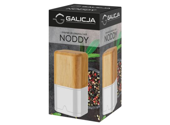 Młynek do pieprzu/soli NODDY biały