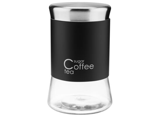 Pojemnik szklany 1000 ml GRENO czarny