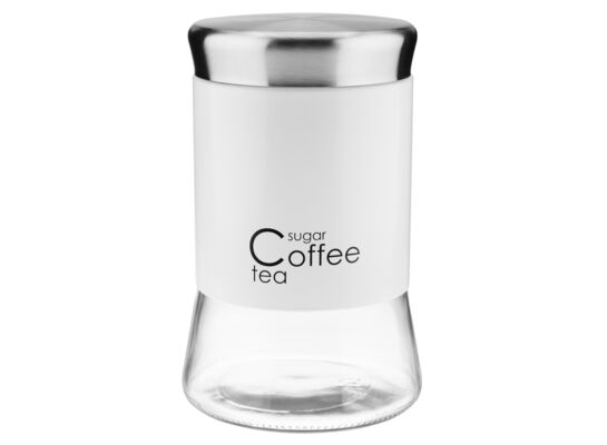 Pojemnik szklany 1000 ml GRENO biały