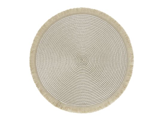 Mata stołowa okrągła AM-HAWAI 38 cm kremowa