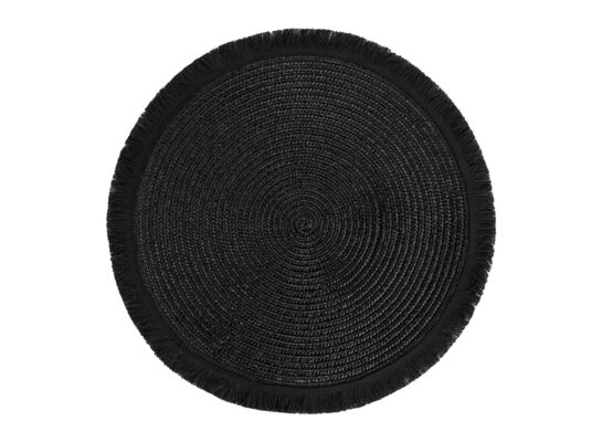Mata stołowa okrągła AM-HAWAI 38 cm czarna