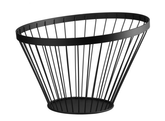 Koszyk metalowy COLLET 20 cm czarny