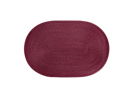 Mata stołowa owalna AM-HAWAI 30 x 45 cm czerwona