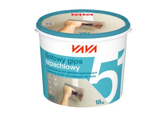 Gotowy gips szpachlowy V51 18 kg