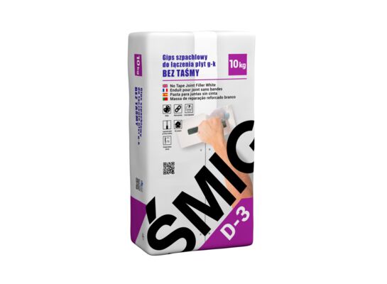 Gips szpachlowy do płyt g-k D-3 10 kg