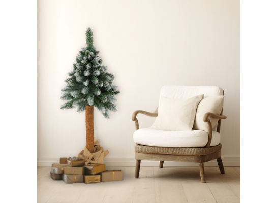 Choinka sztuczna jodła diamentowa na pniu 140 cm