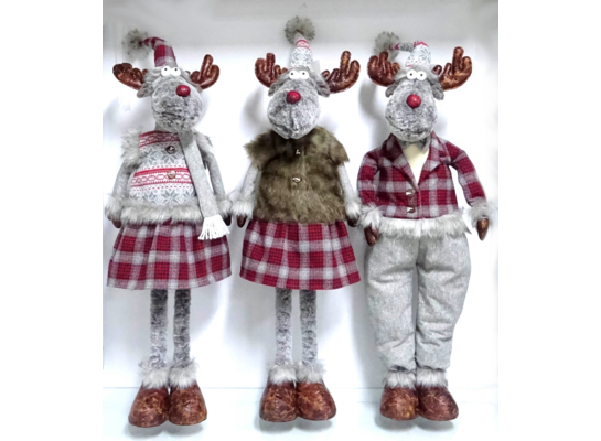 Figurka tekstylna Renifer 76,2 cm