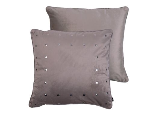 Poduszka Modern 45 x 45 cm szary+srebrny