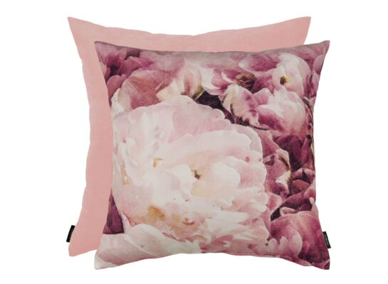 Poduszka Flowers 2 45 x 45 cm różowa