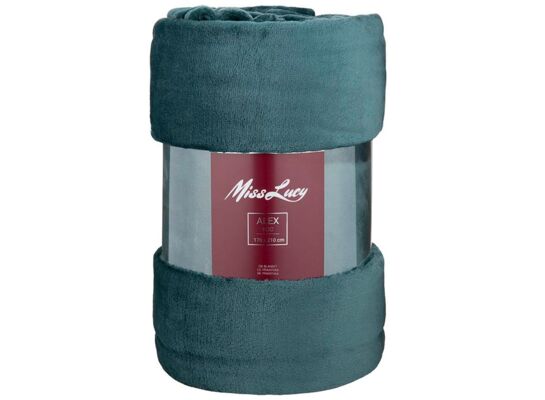 Koc Alex New 220 x 240 cm butelkowa zieleń