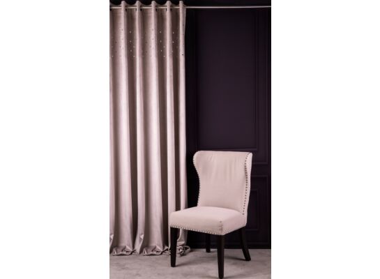 Zasłona Modern Chic 140 x 270 cm kryształki pudrowy różowy