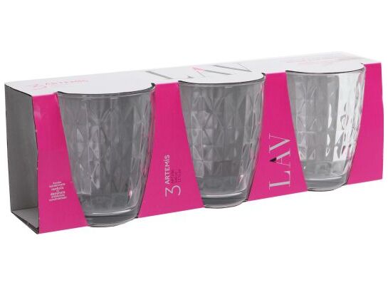 Szklanka Artemis 3 sztuki