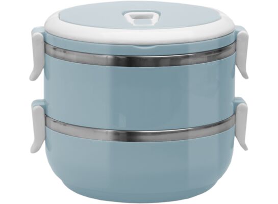 Termos obiadowy 2 komory Bento niebieski