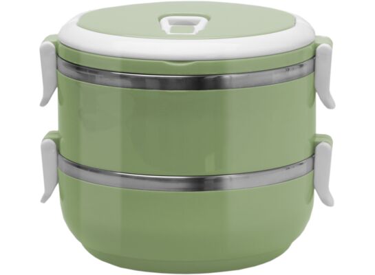 Termos obiadowy 2 komory Bento zielony