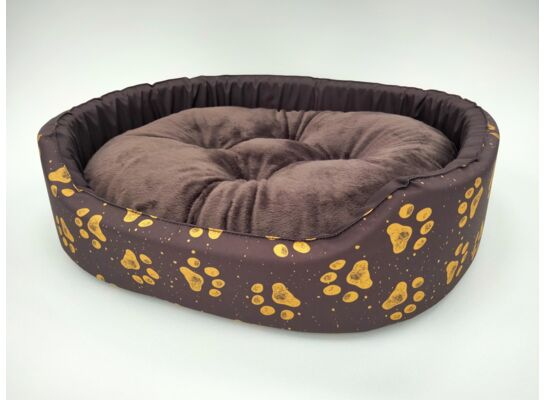 Legowisko S brązowe w łapki