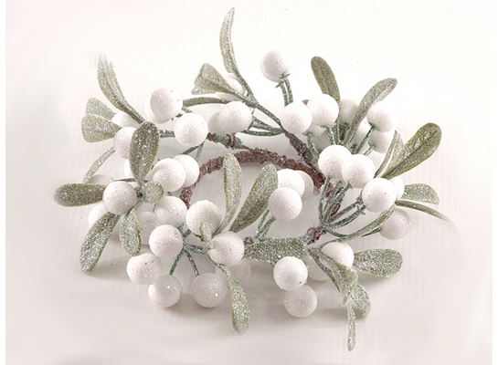 Stroik 13 cm zielono-biały