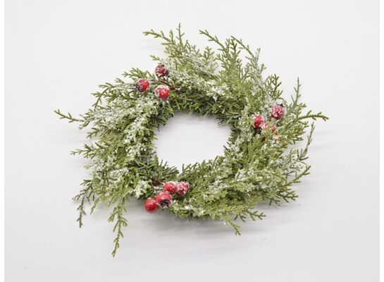 Wianek z jarzębiną 14 x 27 cm