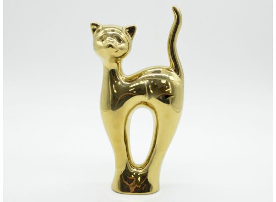 Figurka ceramiczna Kot 18 cm