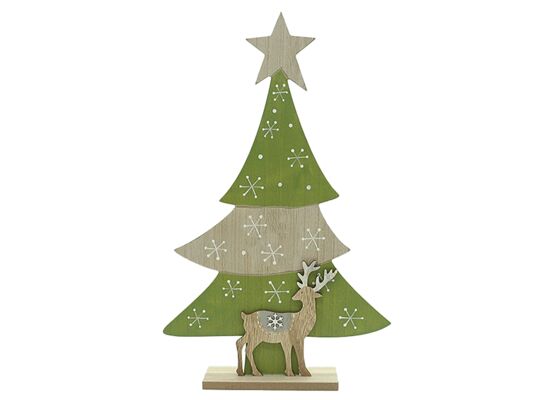 Figurka drewniana Choinka 22,5 cm