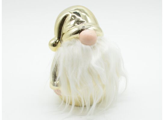 Figurka ceramiczna Skrzat złoty