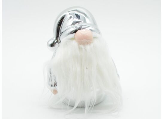 Figurka ceramiczna Skrzat srebrny