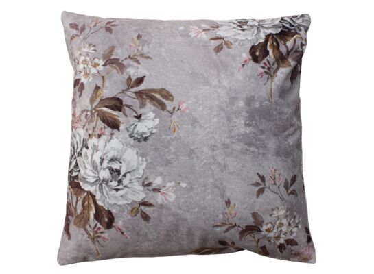 Poduszka PEONY 45 x 45 cm szara