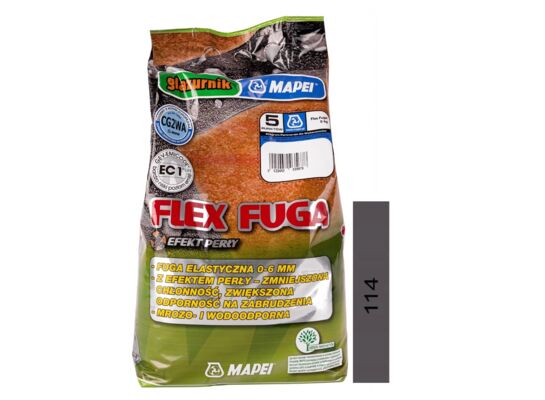 Flex fuga N.114 ALU Glazurnik 5 kg antracyt Mapei