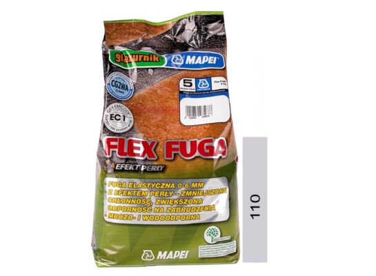Flex fuga N.110 ALU Glazurnik 5 kg manhattan Mapei