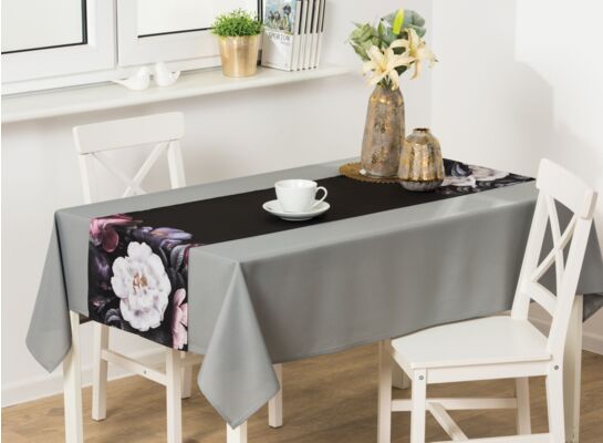 Bieżnik LUCIA 40 x 140 cm czarny