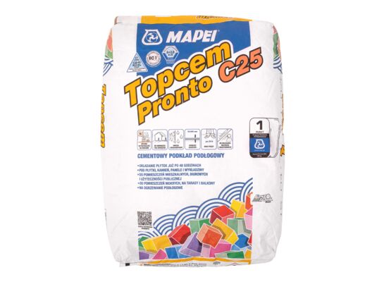 Zaprawa Topcem pronto C25 bags 25 kg Mapei