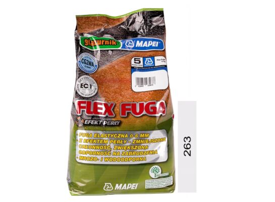 Flex fuga N.263 ALU Glazurnik 5 kg kość słoniowa Mapei
