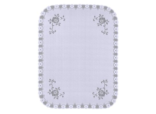 Obrus żakardowy HADAR 110 x 150 cm biały