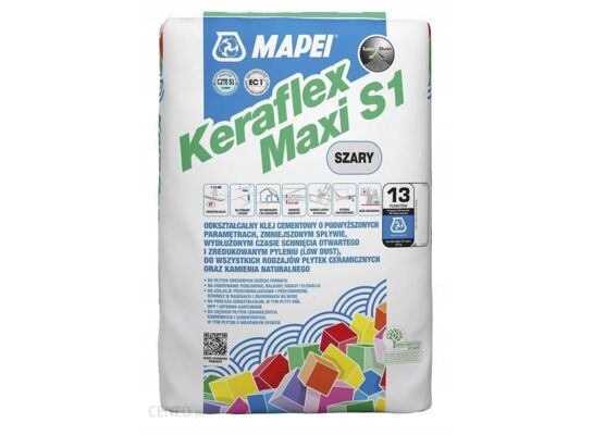 Klej Keraflex maxi S1 szary 25 kg Mapei