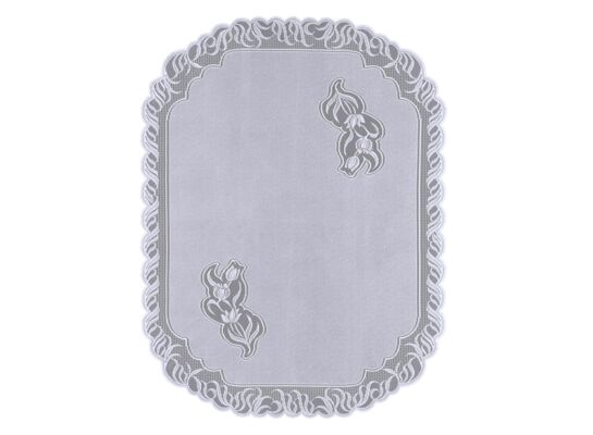 Obrus żakardowy VEGA 140 x 180 cm biały