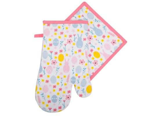 Łapka + rękawica Easter Joy Set kuchenny Mix