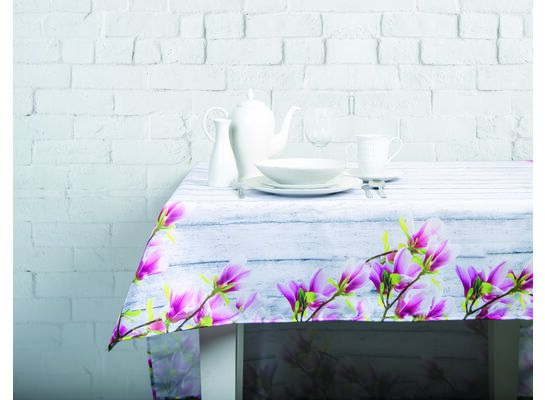 Obrus dekoracyjny Easter Joy 145 x 220 cm szary