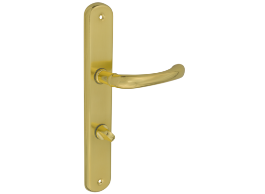 Klamka AMB MAJA 72 WC mosiądz