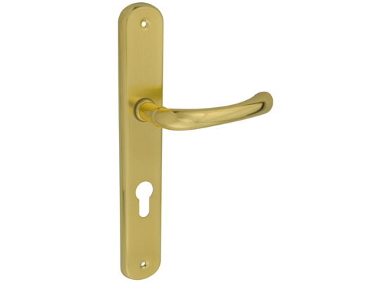 Klamka AMB MAJA 72 WKL mosiądz