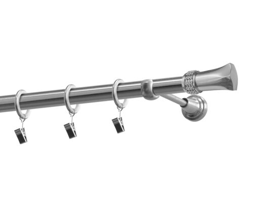 Karnisz pojedynczy 19 mm Diament nikiel 240 cm